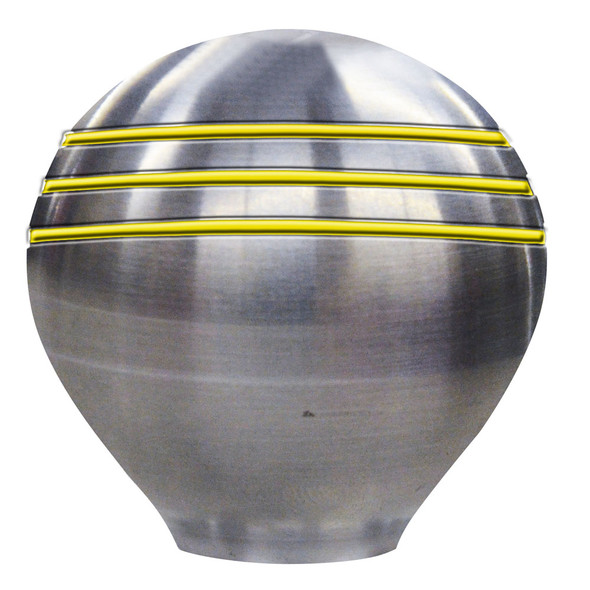Schmitt & Ongaro Throttle Knob - 1-½" - Gold Grooves 50025
