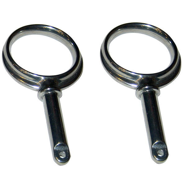 Perko Round Type Rowlock Horns - Chrome Plated Zinc 1267DP0CHR