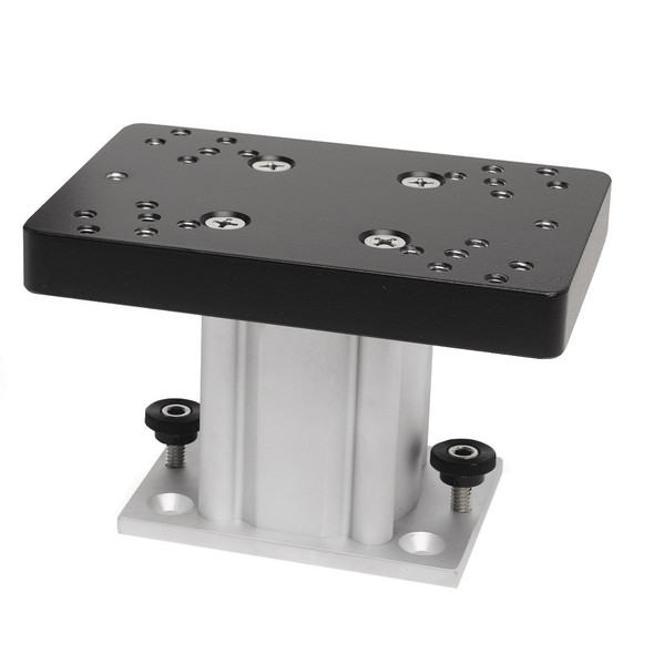 Cannon Aluminum Fixed Base Downrigger Pedestal - 4" 1904030