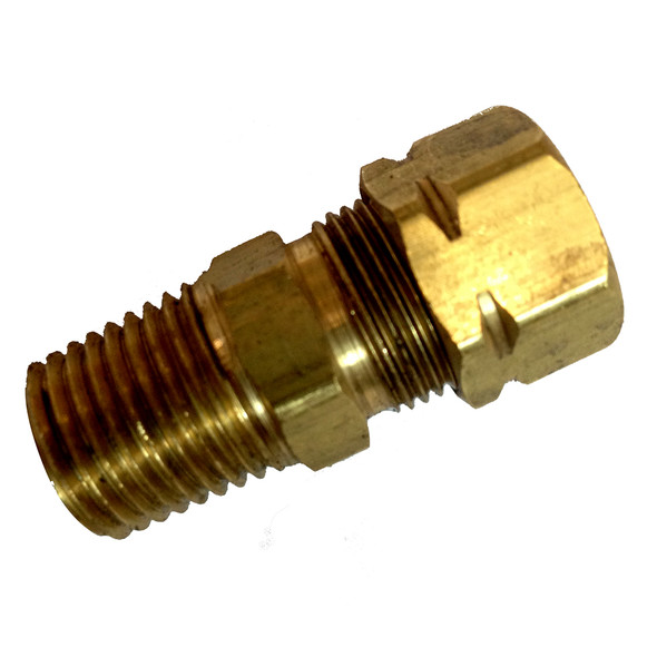 Uflex Straight Helm Fitting 1/4 NPT to 3/8" COMP SF38-39471L