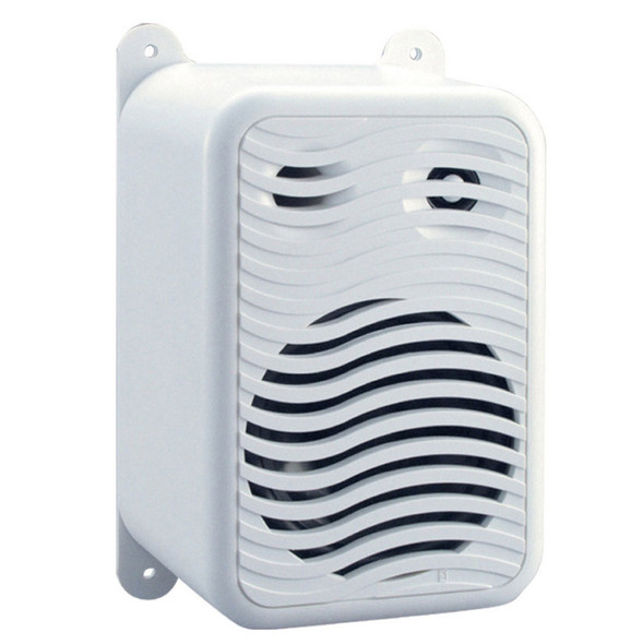 Poly-Planar MA-9020 100 Watt Gunwale Mount Speakers - White MA9020