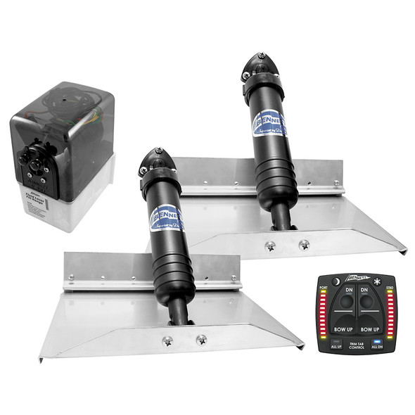 Bennett Marine 12x9 Hydraulic Trim Tab System w/One Box Indication 129OBI