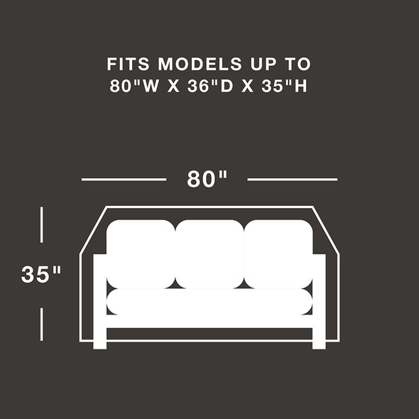 True Guard Patio Sofa 600 Denier Rip Stop Cover 100538858