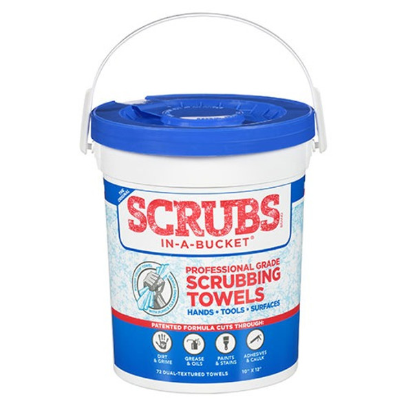 Permatex SCRUBS In-A-Bucket - 72-Piece 42274