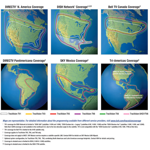 KVH TracVision TV6 - DirecTV Latin America Configuration 01-0369-03