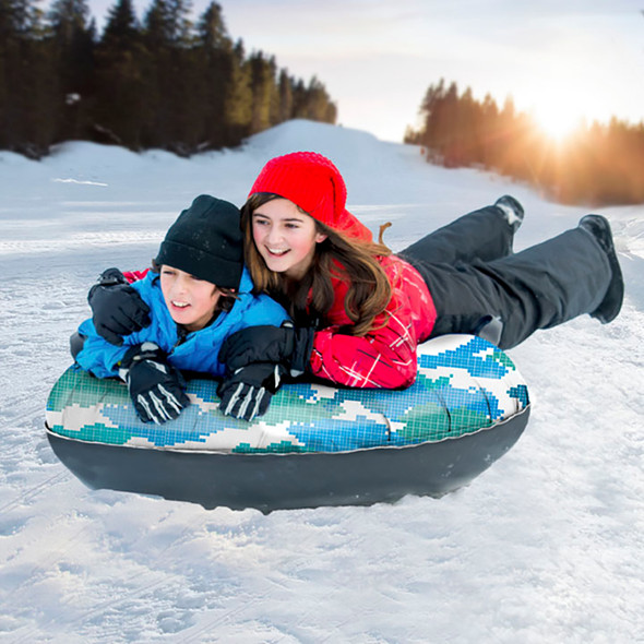 Aqua Leisure 48" Pipeline Sno Mega 2-Person Sno-Tube - Blue Camo PST10891