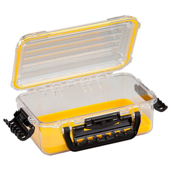 Plano Waterproof Polycarbonate Storage Box - 3600 Size - Yellow/Clear 146000