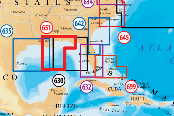 Navionics Msd651 Platinum Plus Central Gulf Of Mexico MSD/651P+