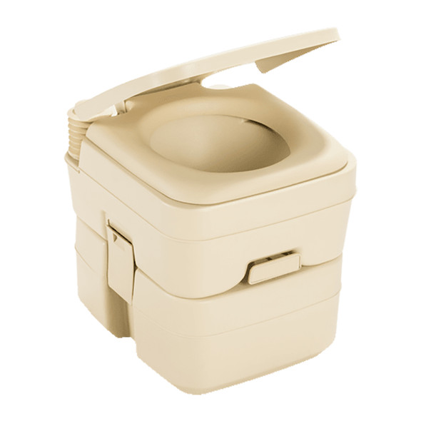 Dometic 966 Portable Toilet - 5 Gallon - Parchment 301096602