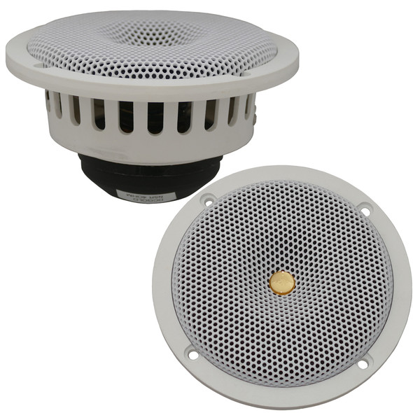 DC GOLD AUDIO N5C 5.25" Classic Series Speakers - 4 OHM - (Pair) White N5C WHITE 4 OHM