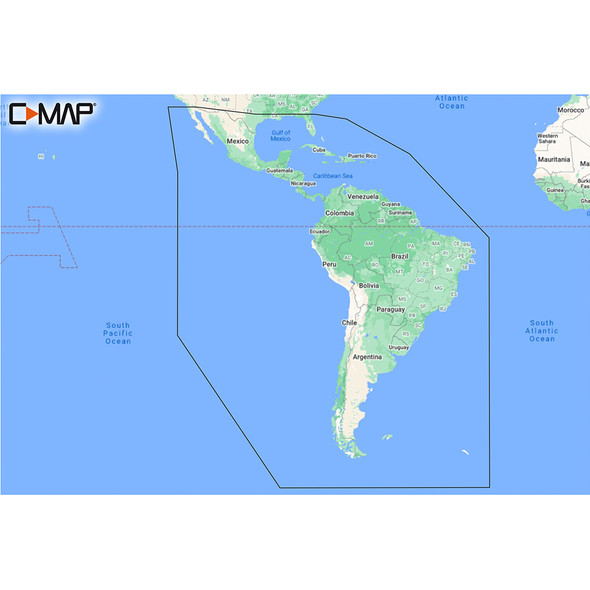 C-MAP M-SA-Y038-MS Discover South America & Caribbean M-SA-Y038-MS