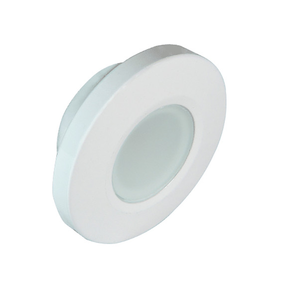 Lumitec Orbit - Flush Mount Down Light - White Finish - Warm White Dimm 112529