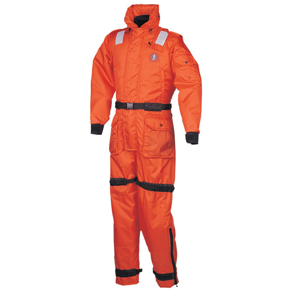 Mustang Deluxe Anti-Exposure Coverall & Work Suit - Orange - Large MS2175-2-L-206