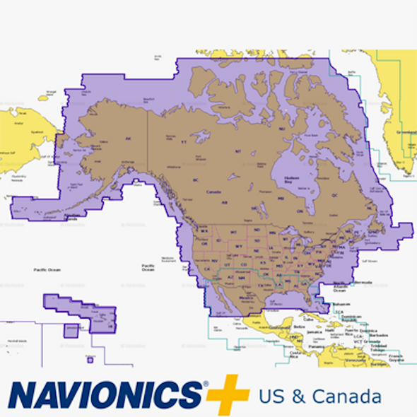 Navionics Msd/nav+ni Preloaded Usa/canada/fresh And Saltwater