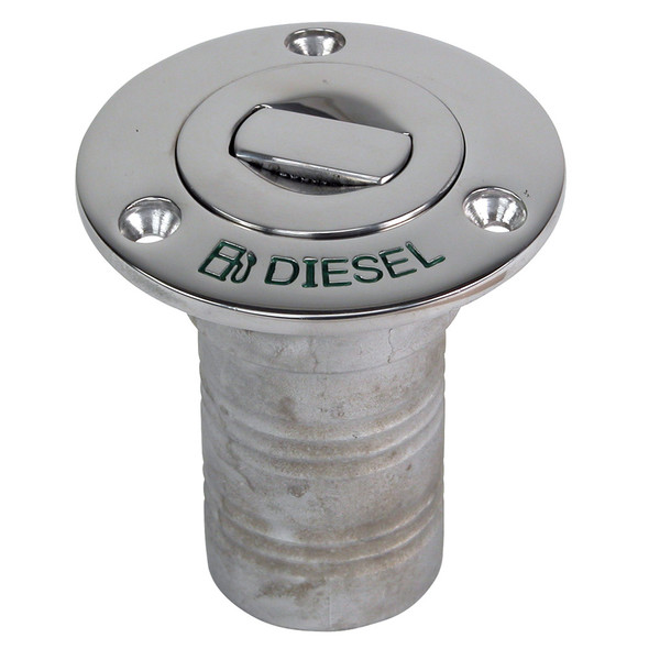 Whitecap Bluewater Push Up Deck Fill - 1-1/2" Hose - Diesel 6994CBLUE
