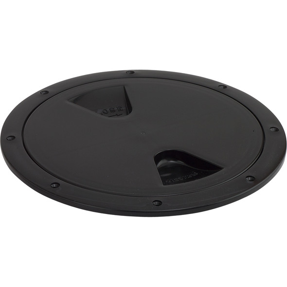 Sea-Dog Screw-Out Deck Plate - Black - 4" 335745-1