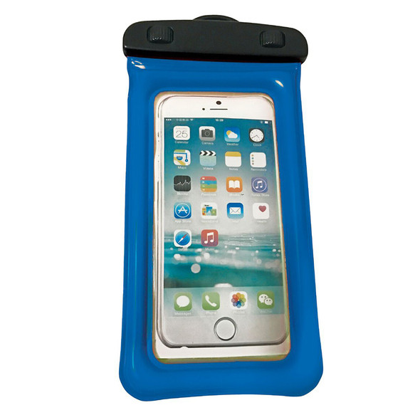 WOW Watersports H2O Proof Phone Holder - Blue 4" x 8" 18-5000B