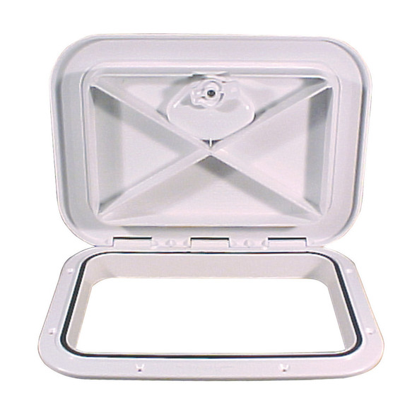 Beckson 11x15" Flush Hatch Vertical or Horizontal - White HT1115-W