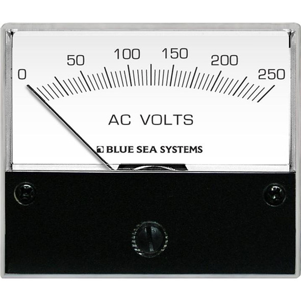 Blue Sea 9354 AC Analog Voltmeter 0-250 Volts AC 9354