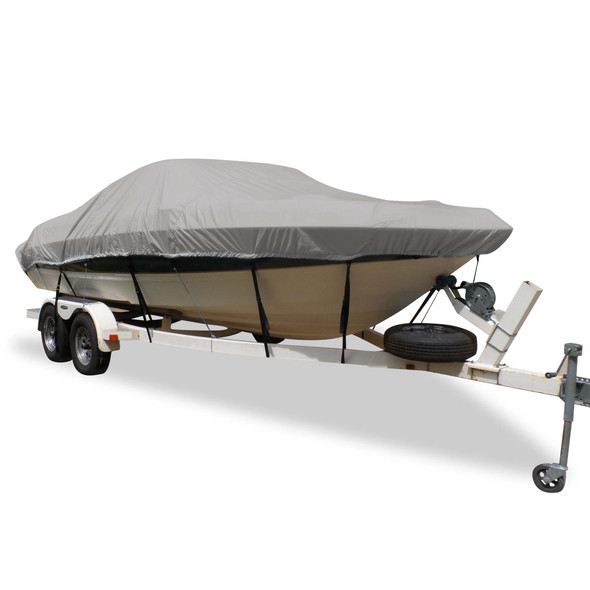 Carver Flex-Fit PRO Polyester Size 4 Boat Cover f/V-Hull & Tri-Hull Bo 79004