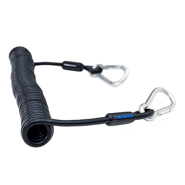 Tigress Light Tackle Coiled Safety Tether - 600lbs 88440
