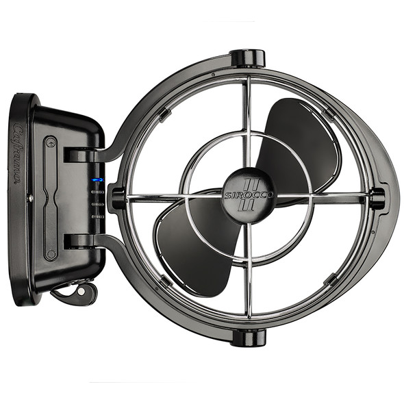 SEEKR by Caframo Sirocco II 3-Speed 7" Gimbal Fan - Black - 12-24V 7010CABBX