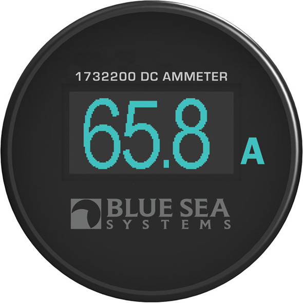 Blue Sea 1732200 Mini OLED Ammeter - Blue 1732200