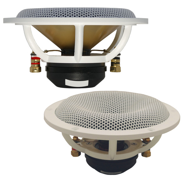 DC GOLD AUDIO N7C 7" Classic Series Speakers - 4 OHM - (Pair) White N7C WHITE 4 OHM