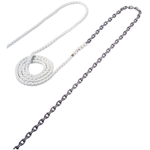Maxwell Anchor Rode - 25'-3/8" Chain to 250'-5/8" Nylon Brait RODE60