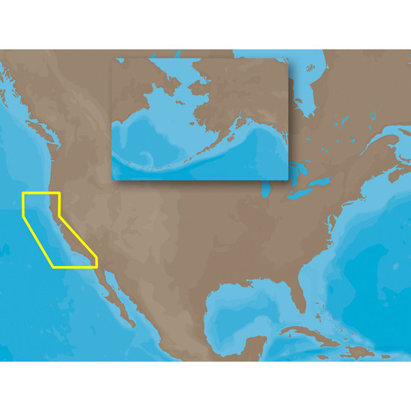 C-MAP MAX NA-M620 - San Diego, CA-Cape Blanco, OR - SD Card NA-M620SDCARD