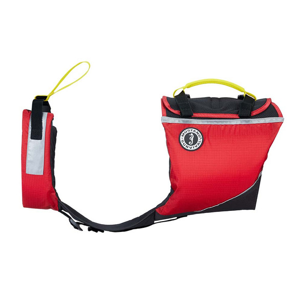 Mustang Underdog Foam Flotation Dog Jacket - Red/Black - Small MV5020-123-S-216