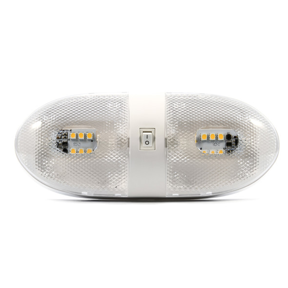 Camco LED Double Dome Light - 12VDC - 320 Lumens 41321