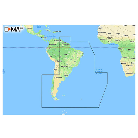 C-MAP REVEAL Chart - South America - East Coast M-SA-Y501-MS
