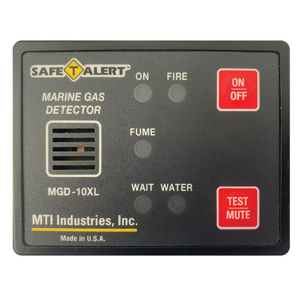 Safe-T-Alert Gas Vapor Alarm Fume, Fire, Bilge Water - Black Surface Mo MGD-10XL
