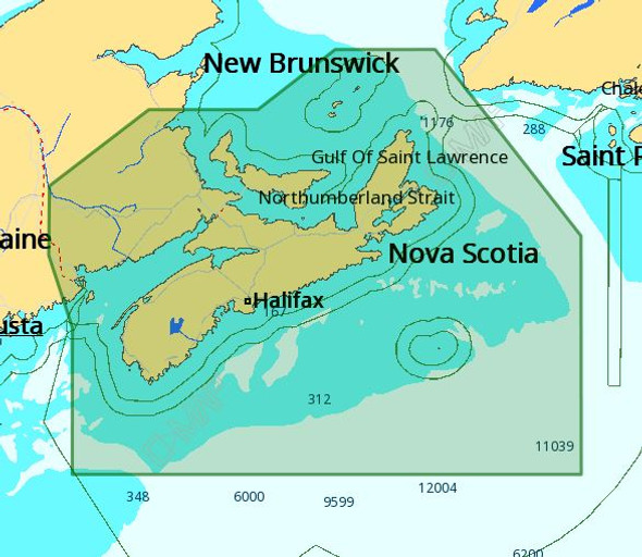 C-map M-na-d938 4d Local Fundy Nova Scotia Cape Breton M-NA-D938-MS