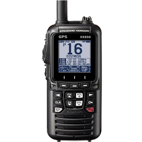 Standard Horizon HX890 Floating 6 Watt Class H DSC Handheld VHF/GPS - B HX890BK