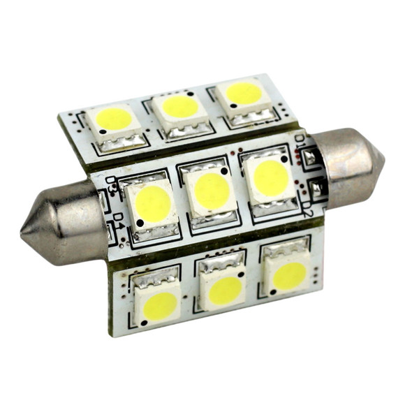 Lunasea 3-Sided 9 LED Festoon - 10-30VDC/2W/141 Lumens - Warm White LLB-189W-21-00