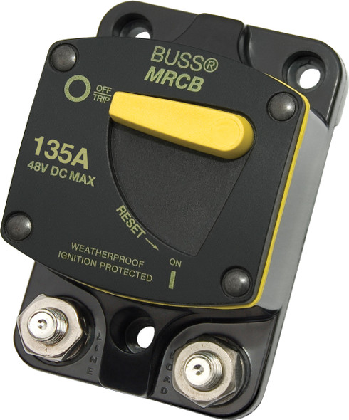 Blue Sea 187-series 135 Amp Circuit Breaker Surface Mount 7147-BSS