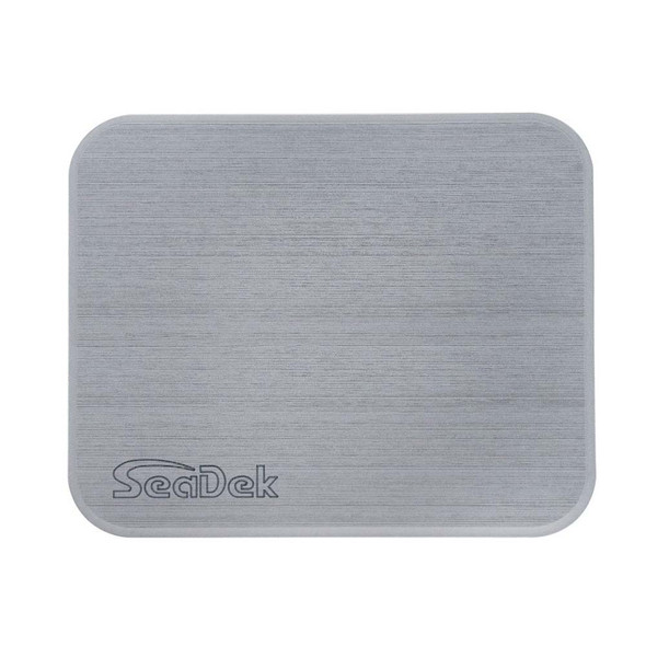 SeaDek YETI Roadie 24 Cooler Top 5mm Storm Grey SeaDek Logo Brushed 44591-80051