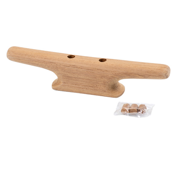 Whitecap 8" Cleat - Teak 60402