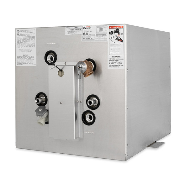 Kuuma 11 Gallon Water Heater L1 & N Wiring Front Heat Exchange Side Mou 11850