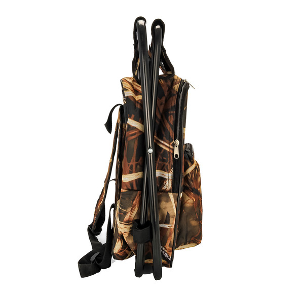 Camco Camping Stool Backpack Cooler - Camouflage 51908