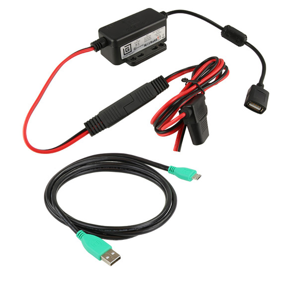 RAM Mount GDS Modular 10-30V Hardwire Charger w/mUSB Cable RAM-GDS-CHARGE-MUSB-V7B1U