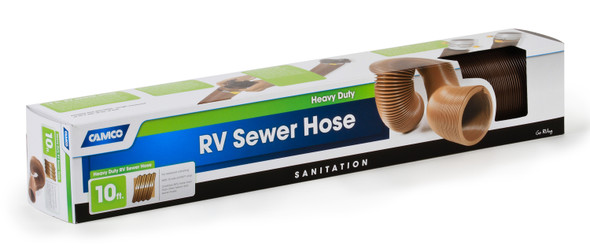 HTS 10' HD SEWER HOSE BRN
