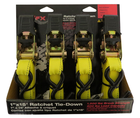 1' RTD 500 LB YL 4PK