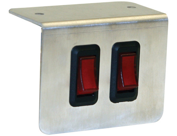SWITCH PANEL DOUBLE ON-OFF ILLUMINA