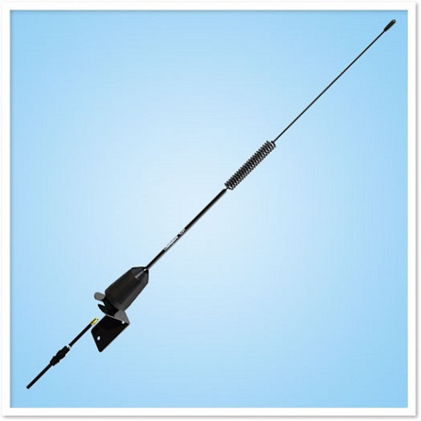 Shakespeare AM/FM Low Profile Stainless Whip - 2' - Black 4354