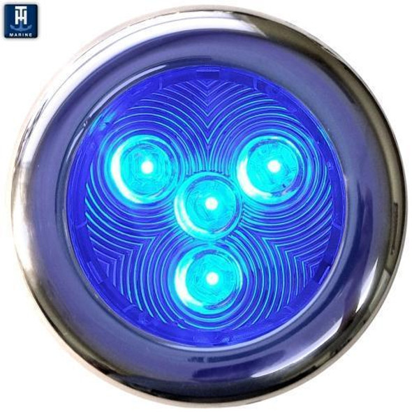 3' BLUE LED PUCK LIGHT