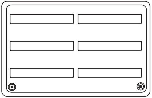 VENT ASM 20'SIDE BLACK