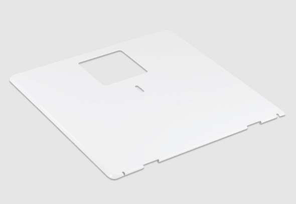 WH ACC DOR 6GAL ARC WHT 12.75X12.75